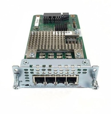 Cisco NIM-4MFT-T1/E1, 1 Year Warranty and Free Ground Shipping