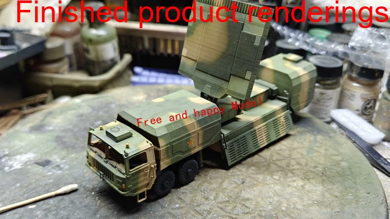 3D Printing 1/87 Chinese Type 780 Target Designation Radar Unpainted Model - Image 2 of 4