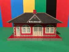 MARX TOYS MODEL "Girard" Train Station With Working Train Whistle. From 1950's