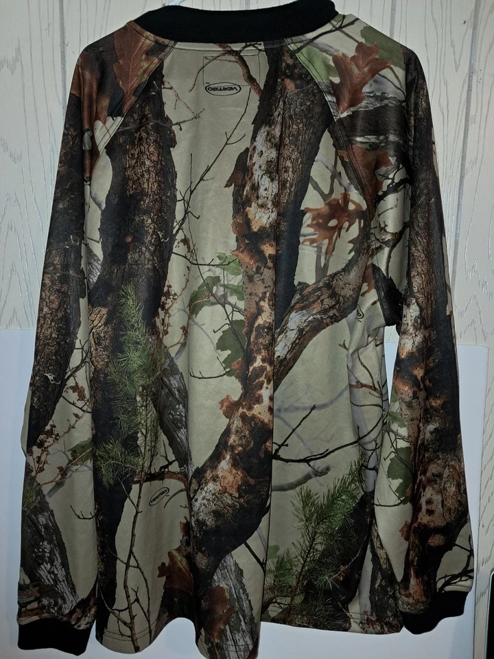 Vintage Mens Hunting Camo Scent-lok Savanna Sz Xl Long Sleeve Shirt Vertigo  - Image 3 of 4