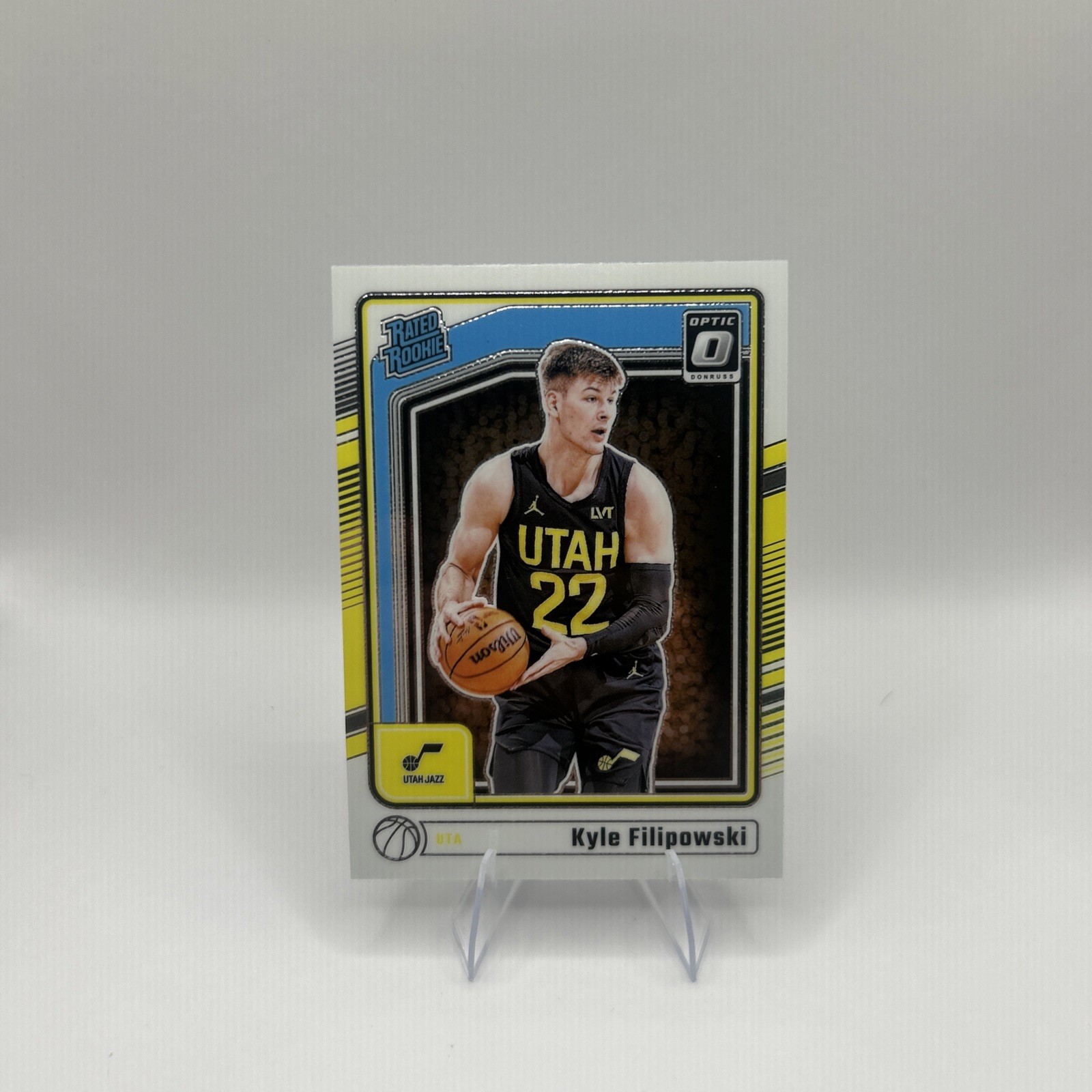 2024-25 Panini Donruss Optic Kyle Filipowski #300 Rated Rookie RC Base Jazz