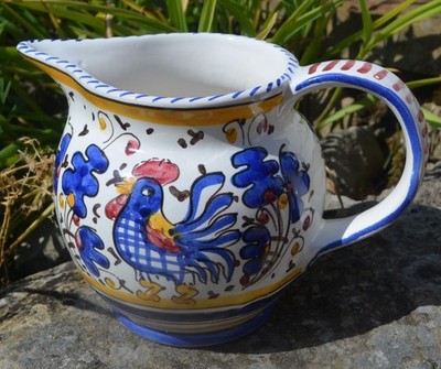 Milch   Krug / Schöner Keramik Topf Arte Deruta Etrusca