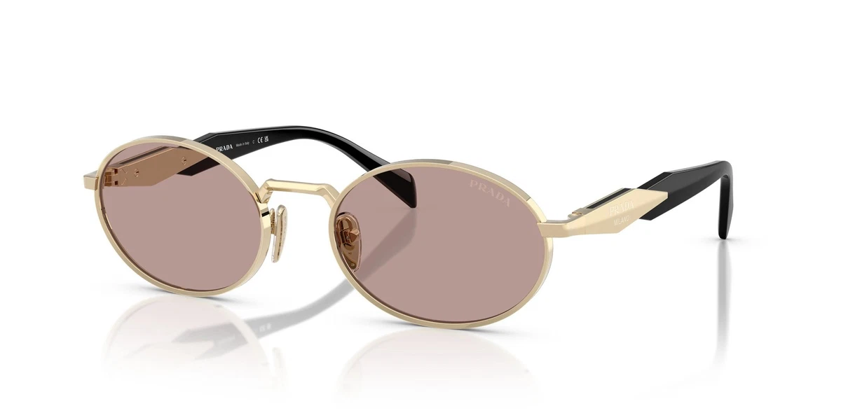 PRADA Gold Plastic Frame Sunglasses for Women for sale | eBay