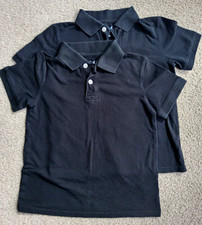 Boys Size Small 6/7 Cat  Jack Black Polo Shirt School Uniform Lot of 2