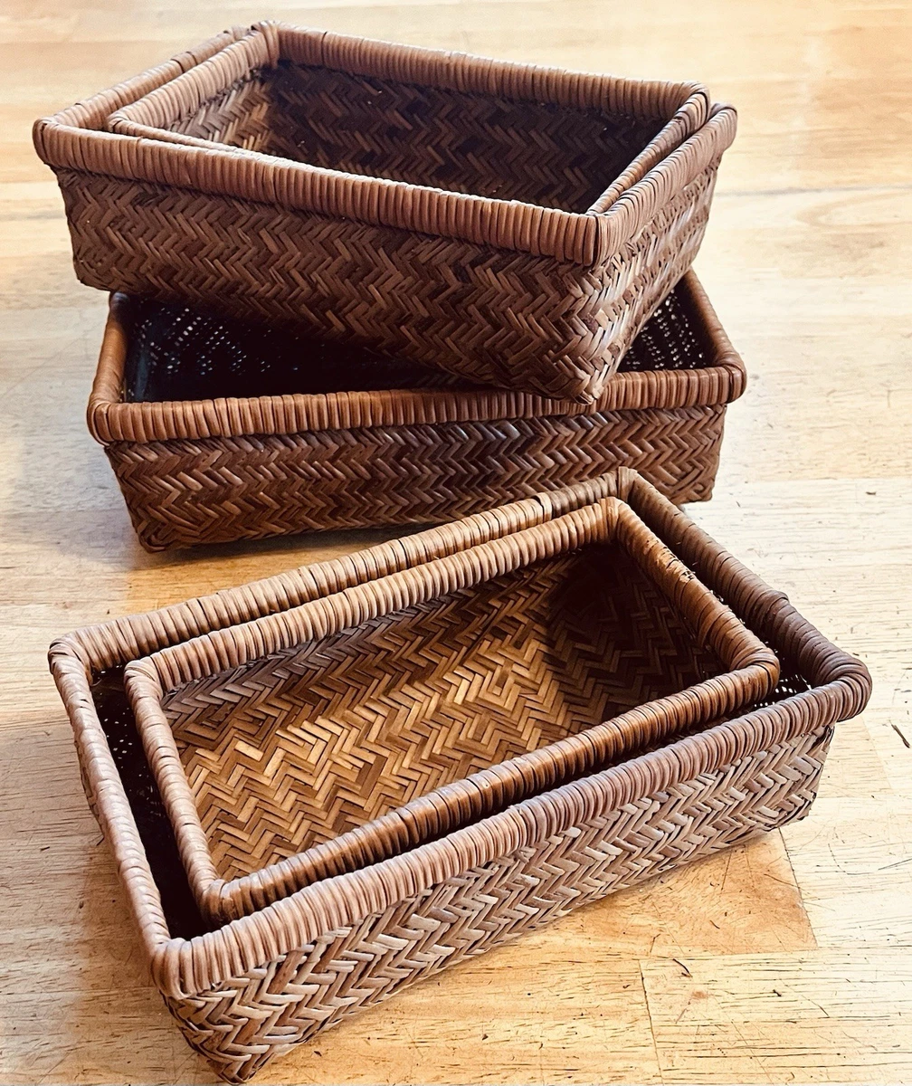 Antique Woven Basket In other Japanese Antiques for sale | eBay