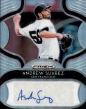 2019 Panini Prizm Pro Penmanship #15 Andrew Suarez Autograph Auto Card