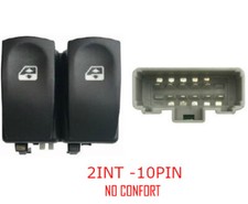 Renault Modus I II Dal 2004> Blocco Interruttori Pulsanti Alzavetro Ant SX 10PIN