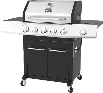 Expert Grill 5 Burner Propane Gas Grill with Side Burner 62,000 total BTUs USA 