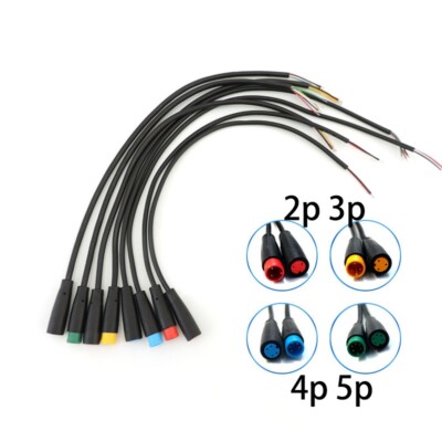 M8 2/3/4/5/6Pin Electric Bicycle Joint DC female male Sensor waterproof Cable