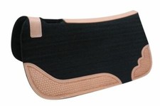 MINI Caballo o Pony 20" x 20" ALMOHADILLA DE SILLA DE MONTAR DE FIELTRO TEJIDO TOOLED Usar Cuero
