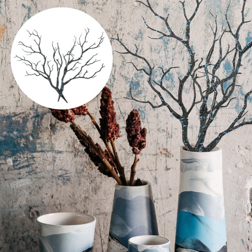 2 Pcs Home Decor Dried Tree Branches Artificial Pine for Decoration Faux Vase - Picture 9 of 12