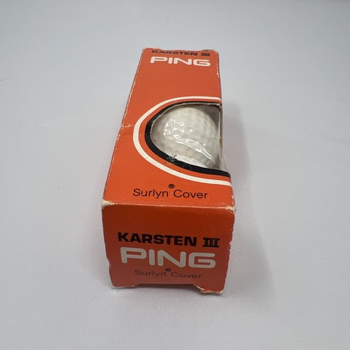 New - Original Ping - Karsten III - Golf Balls - 1 Sleeve of 3 - Rare NOS - Picture 5 of 7
