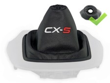 SCHALTMANSCHETTE FÜR MAZDA CX-5 12-14 SCHALTSACK STICKEREI CX5 NAHT ROT