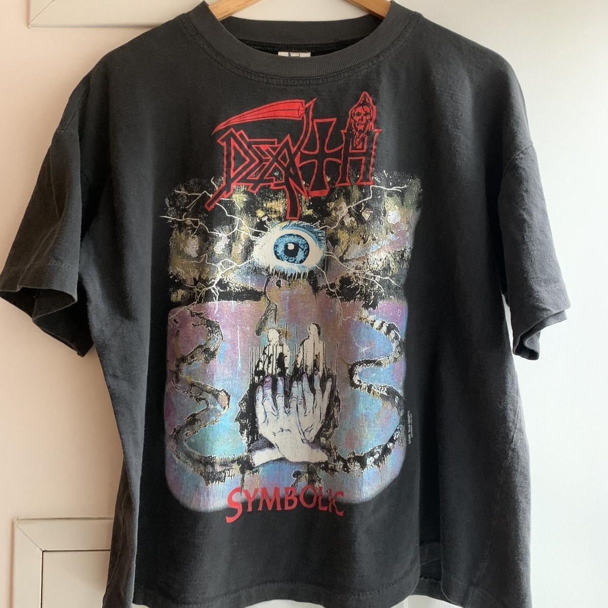 Death Symbolic 1995 Japan Tour Very Rare Retro style T shirt Death Symbolic 1995 Japan Tour Very Rare Retro style T shirt
