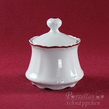 Zuckerdose Mitterteich Form 2000 Goldrand