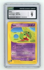 Natu Pokemon (2003) Skyridge #80/144 Non-Foil CGC 9 MINT