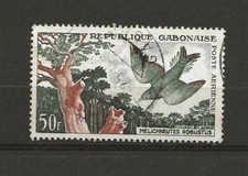 GABON - Poste aérienne - yvert 4-11-13-15