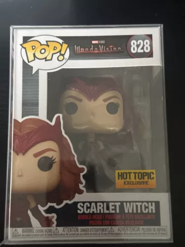 Funko Pop Marvel Studios Wanda Vision Scalet Witch Hot Topic Exclusive Figure.