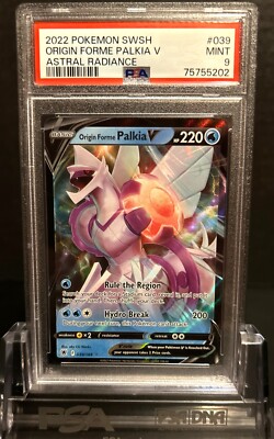 2022 Pokémon Origin Forme Palkia V 39/189 Astral Radiance PSA 9 | eBay