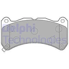 Delphi LP2211 brake pad set, disc brake for Lexus
