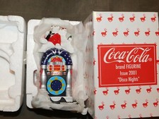 Coca Cola Polar Bear Figurine Brand Figurine Disco Night 2001 Limited Edition