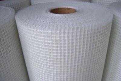 Reinforcing Fibreglass Mesh 50 SQ/M (1x50M)- Plastering,Rendering,Tiling 160gsm - Image 1 of 3