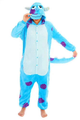 Disney Monstruo Personajes de Dibujos Animados Unisex Mono Vestido Elegante Disfraz Sudaderas con Capucha! Reino Unido - Imagen 2 de 3