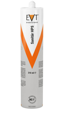 EVT HPS Profi Sanitär Silikon 310ml Kartusche Premium Qualität