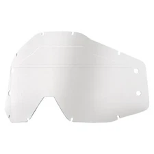 100% replacement lens for roll-off system forecast with studs motocross goggles goggle