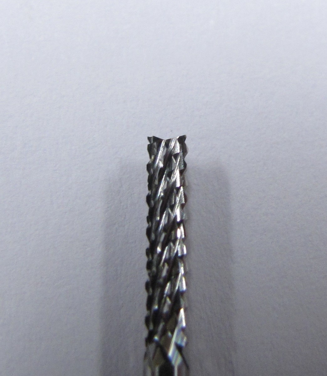 3 NEUE VHM Fräser D 2,4 Diamantverzahnt Schaft 3 mm Bohrspitze Kemmer