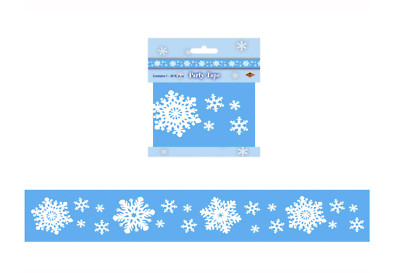 SNOWFLAKE CHRISTMAS WINTER PARTY STREAMER