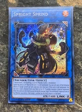 Yugioh Spright Sprind Thunder Link Card. 