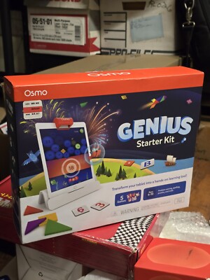 Osmo - Genius Starter Kit for iPad - 5 Hands-On Learning Games - STEM - Ages 6-1