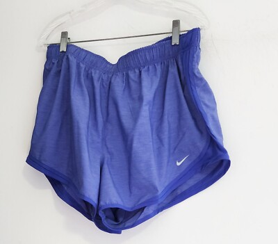 Nike Women's Plus Size Tempo Dri-FIT Shorts Lapis Sz 2X - NWT