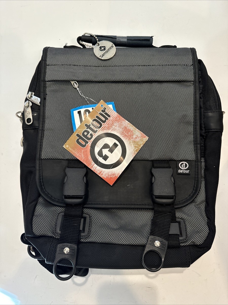 Samsonite Detour Travel Backpack Business Slim Carry On Gray