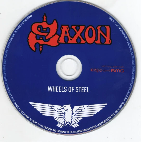 SAXON Wheels of Steel CD 1980/2018 Deluxe Edition Digibook BMGCAT159CD NWOBHM** - Bild 3 von 4