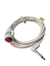 10" "Click" Push Button Nurse Station Call Cord with Bed Sheet Clip 1/4" Phono