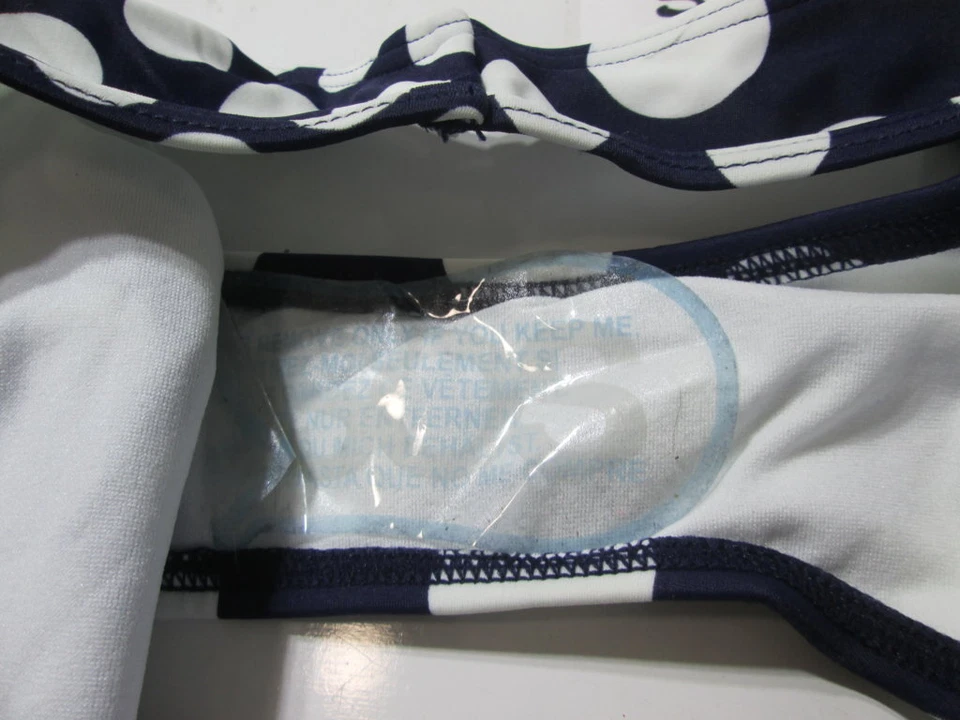 Parte inferior de bikini hipster a lunares azul marino/blanco talla 8 de Asos para mujer ropa de playa Foto 4 de 4