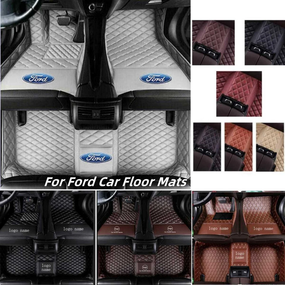 For Ford All Models Car Floor Mats Custom Carpets Cargo Liner Mats Waterproof - Imagem 3 de 4