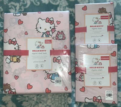 NEW Pottery Barn Kids Hello Kitty Full/Queen Duvet Cover ...