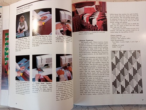 New Ideas for Lap Quilting by Georgia Bonesteel Vtg 1987 Hardcover 160p Patterns - Picture 6 of 7