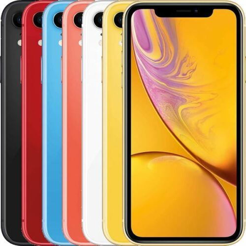 Apple iPhone XR 64GB 128GB 256GB Unlocked All Colours Good Condition - Afbeelding 1 van 14