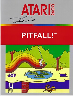 DAVID CRANE Signed 8.5 x 11 Photo PITFALL Video Game Creator Programmer VINTAGE