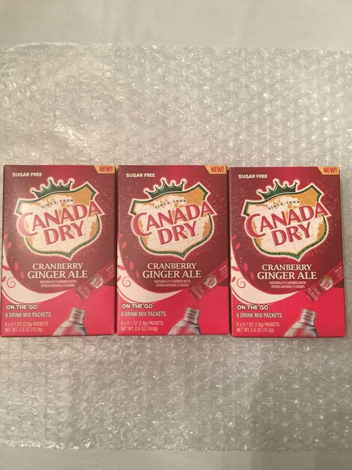 LLE Canada Dry Powder Drink Mix Cranberry Ginger Ale, 41 OFF