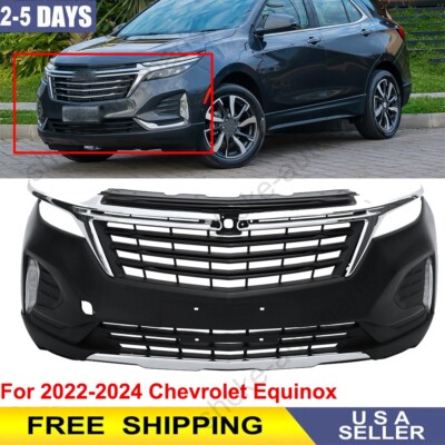 For 2022 2023 2024 Chevrolet Equinox LT Complete Front Bumper W/Sensor Holes