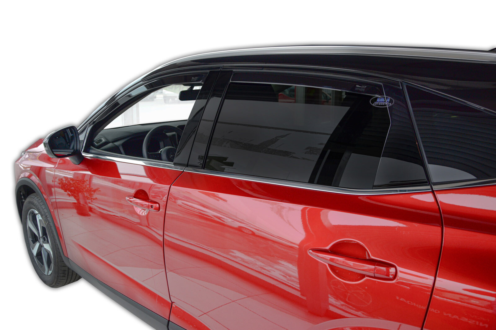 TO FIT Nissan Qashqai mk3 J12 2021up wind deflectors 4pc set TINTED