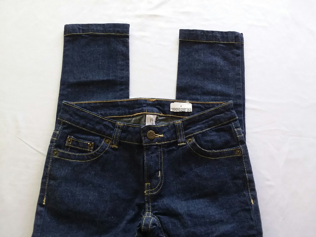Vintage Woolworths Girls Cropped Jeans Sz 8-9 Years UK