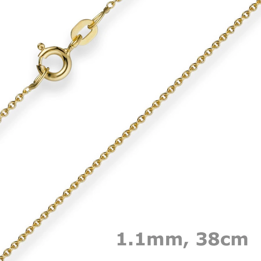 Catena Rolo Rotonda 1,85mm in Oro Giallo Riempito 14/20