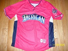 American League Allstar Baseball Jersey Justin Morneau Minnesota Twins Size 52 L