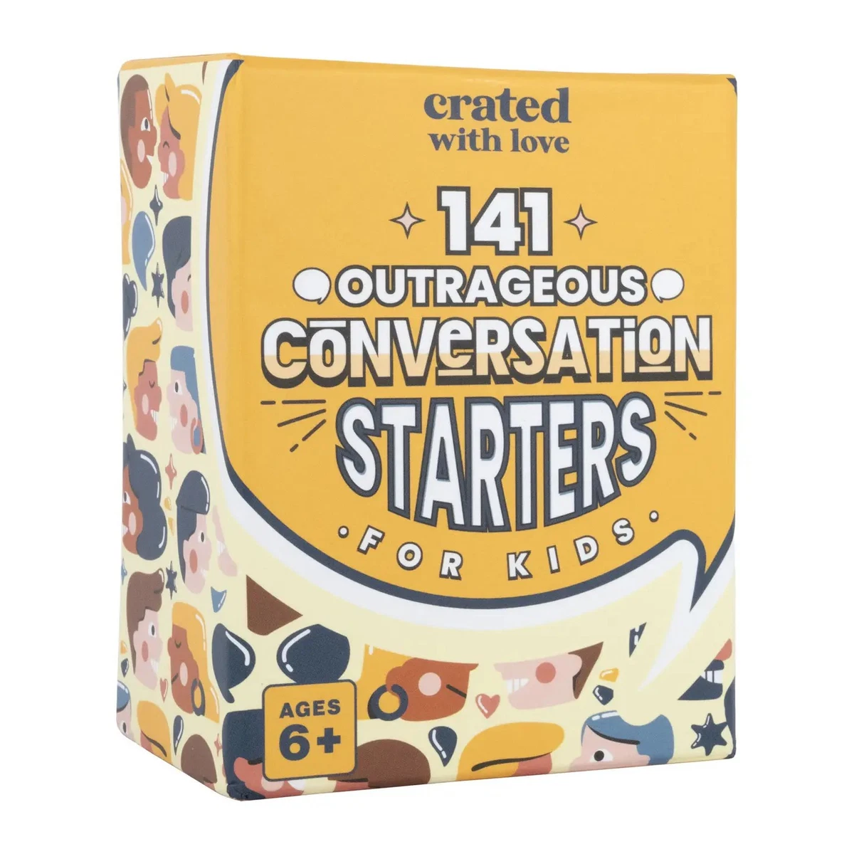 141 iniciadores de conversación escandalosos para niños gran diversión familiar 6+ juego de cartas